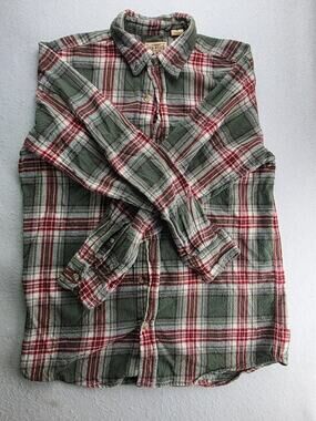 Red Head Brand Co Flannel Long Sleeve Button Down Size Medium